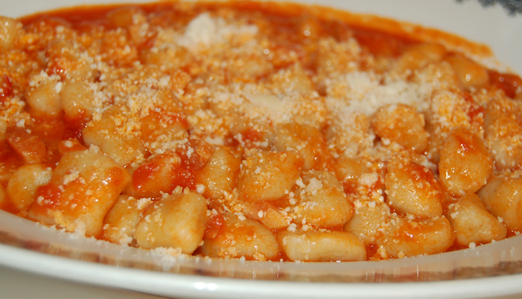 Ristorante Piperno a Roma dal 1860, gnocchi pomodoro e basilico